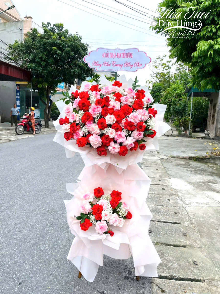 Lẵng Hoa Khai Trương HCM038